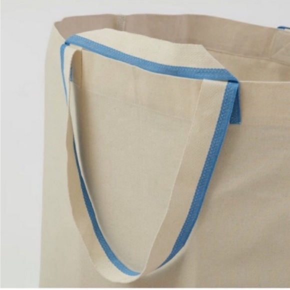 IKEA Large Tote Bag Cotton/Cavas Spikrak NEW With Tags NWT Tan Reusable - Picture 3 of 3